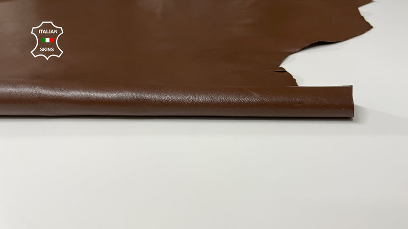 MEDIUM BROWN Italian genuine leather skins 0.5mm to 1.2 mm