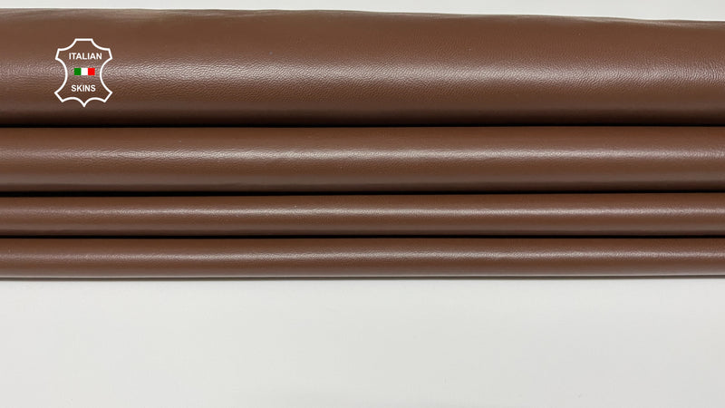 MEDIUM BROWN Italian genuine leather skins 0.5mm to 1.2 mm