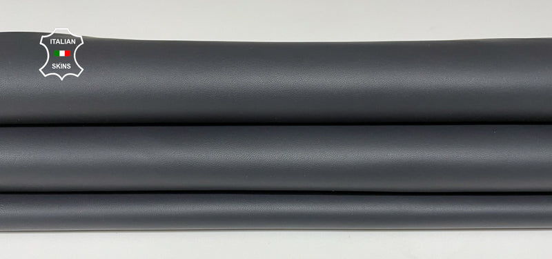 DARK GRAY Italian wholesale leather skins 0.5mm to 1.2 mm