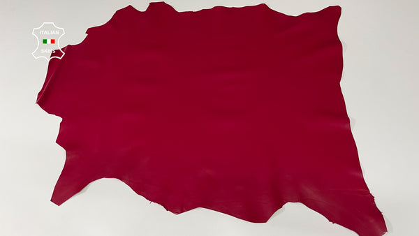 WINE RED Italian genuine leather skins 0.5mm to 1.2 mm