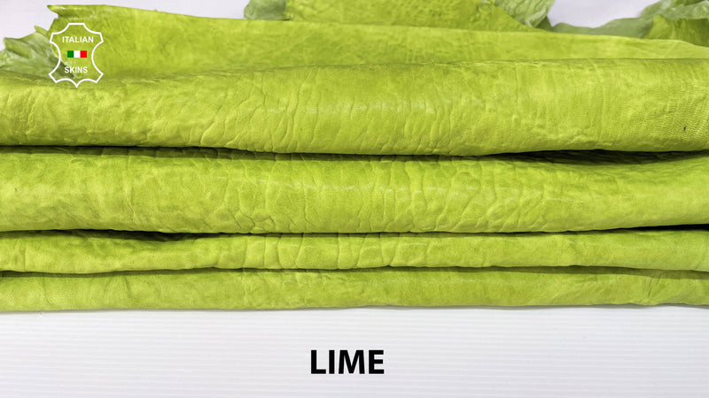 BUBBLY textured Lambskin Lamb Sheeo leather skins 1.2-1.4mm 250sqf