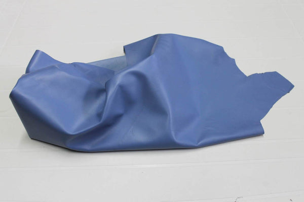 Italian lambskin leather 12 skins hides BLUE  80-90sqf