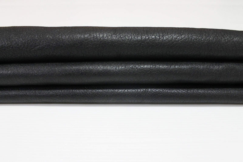 BLACK ROUGH vegetable tan Italian genuine Goatskin Goat leather skins hides 0.5mm to 1.2mm