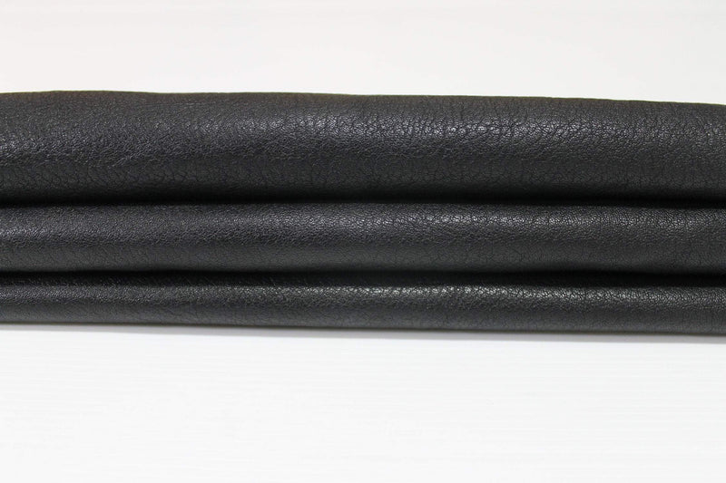 BLACK ROUGH vegetable tan Italian genuine Goatskin Goat leather skins hides 0.5mm to 1.2mm