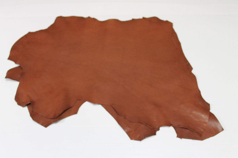 WASHED BROWN Rustic Vegetable Italian genuine Goatskin Goat leather skins hides 0.5mm to 1.2mm