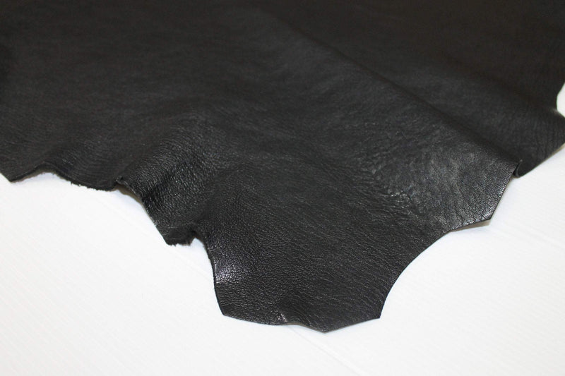 BLACK ROUGH vegetable tan Italian genuine Goatskin Goat leather skins hides 0.5mm to 1.2mm