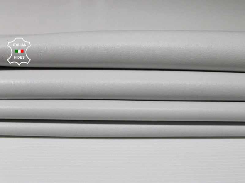 ICE WHITE smooth Italian genuine Lambskin Lamb Sheep wholesale leather skins material for sewing high quality 0.5mm to 1.3mm