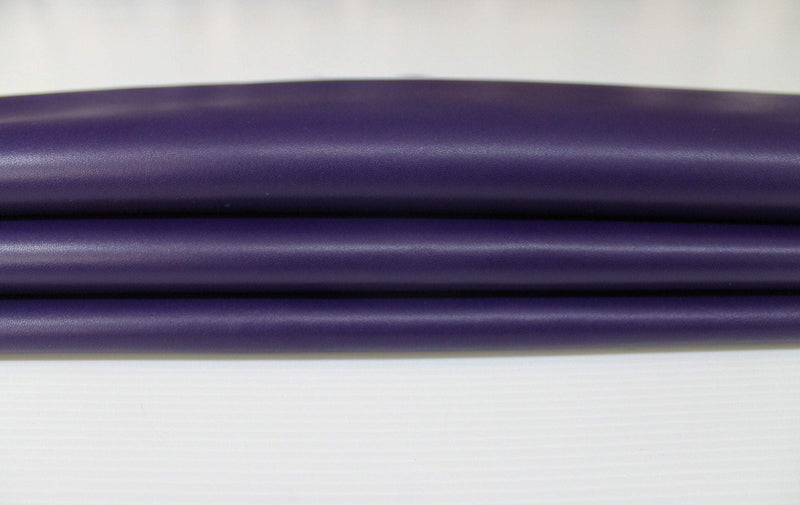 EGGPLANT PURPLE smooth Italian genuine Lambskin Lamb Sheep wholesale leather skins material for sewing high quality 0.5mm to 1.2mm