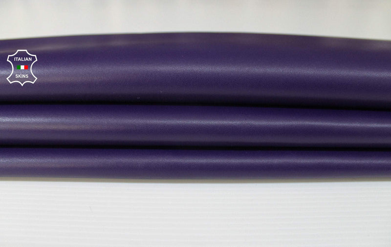 EGGPLANT PURPLE smooth Italian genuine Lambskin Lamb Sheep wholesale leather skins material for sewing high quality 0.5mm to 1.2mm