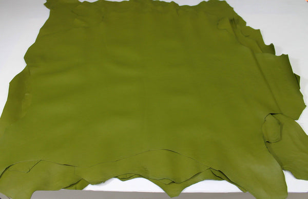 AVOCADO GREEN PISTACHIO Italian genuine Lambskin Lamb Sheep leather skins hides 0.5mm to 1.2mm