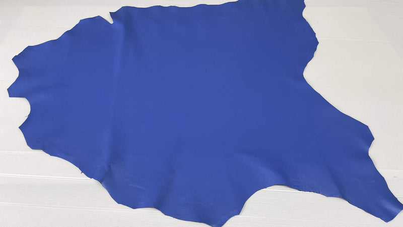 AZURE BLUE smooth Italian lambskin lamb sheep wholesale leather skins 0.5mm to 1.2 mm