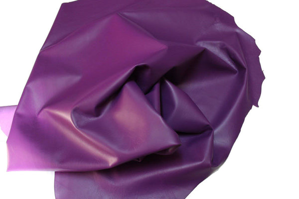 Italian lambskin leather 12 skins hides ROYAL PURPLE 80-90sqf