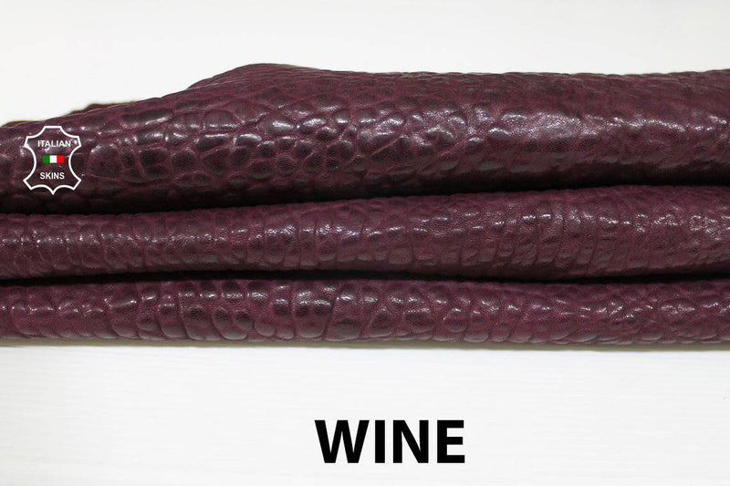 BUBBLY textured Lambskin Lamb Sheeo leather skins 1.2-1.4mm 250sqf